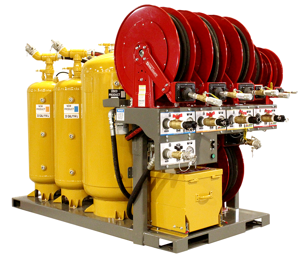 580V Heritage Lube Skid Sage Oil Vac Mobile Lube Equipment