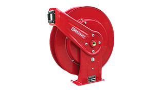 OIL HOSE REEL, SINGLE PRODUCT, 1/2 IN X 50 FT
