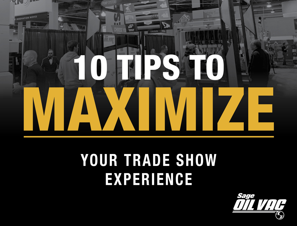 10 Tips to Maximize your trade show experience graphic